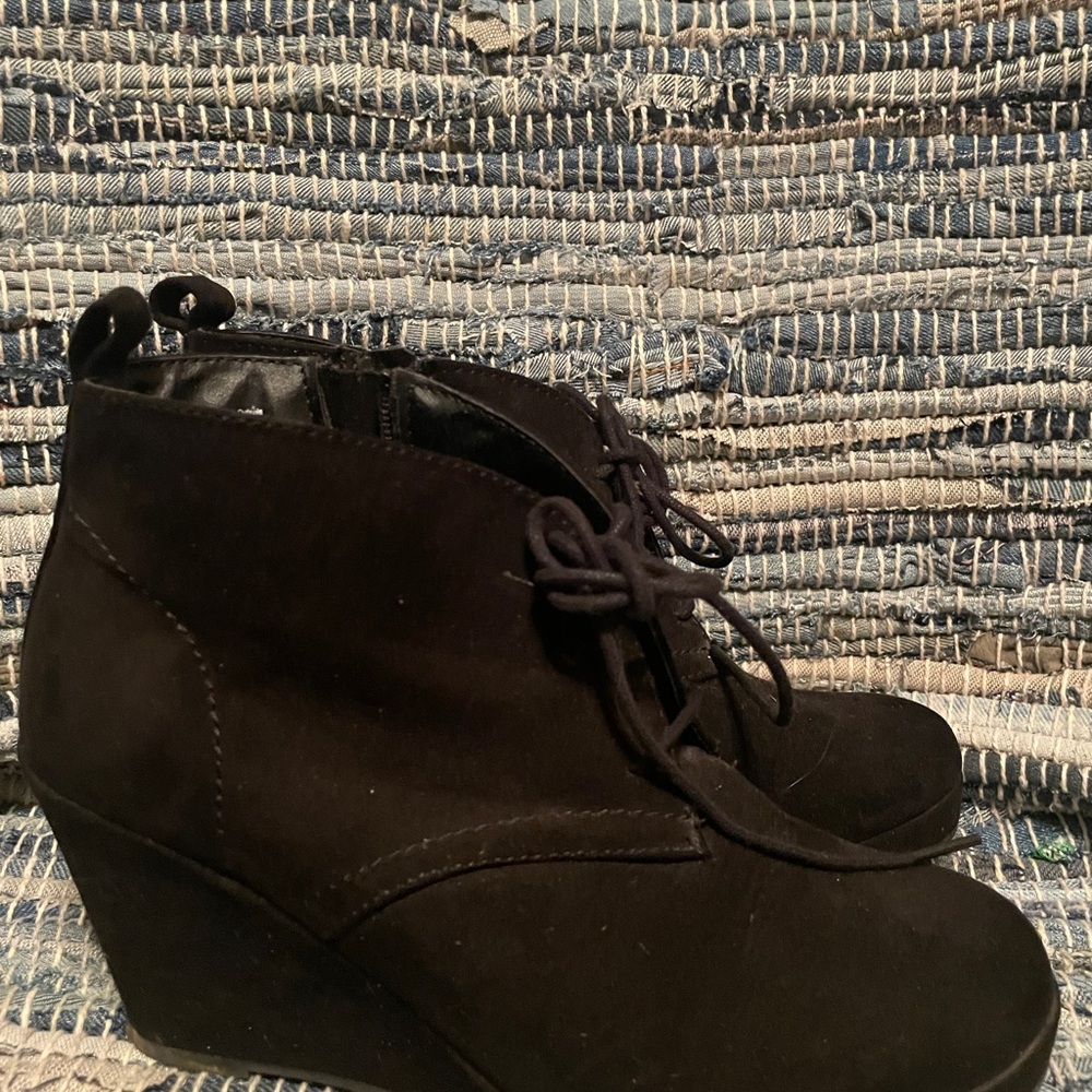 Target Black Wedge Shoes